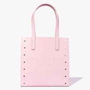 TED BAKER
Stocon heart studded small shopper in pale pink
